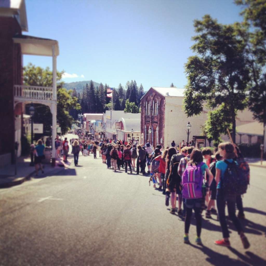 Nevada City Children Reading Parade