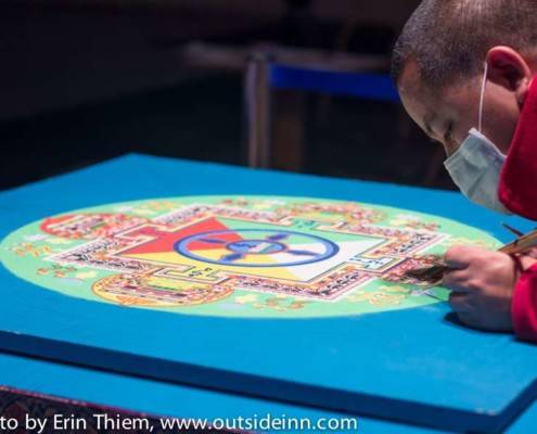 Tibetan Monks, St. Joseph's Cultural Center, Grass Valley, photos by Erin Thiem/ Outside Inn