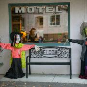 Outside Inn Halloween