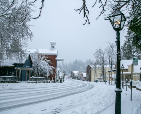 Nevada City Snow