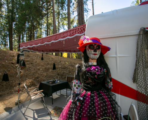Halloween Camping